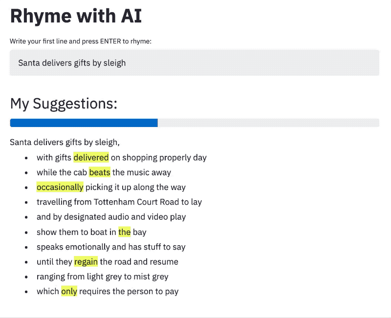 Rhyme with AI