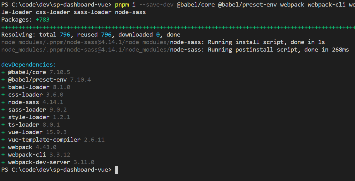 install dev libs