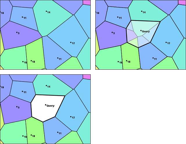 Query Point Insertion for Voronoi Diagram