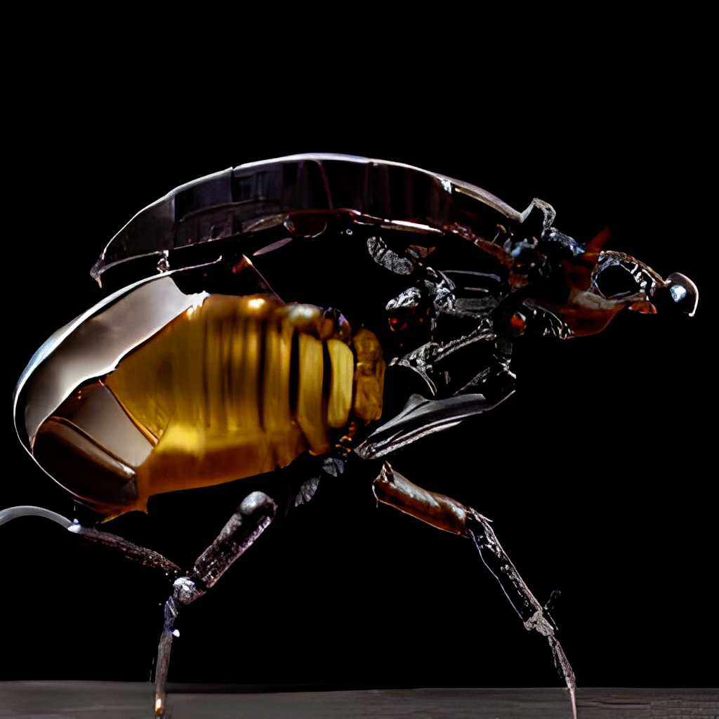 Bionic killer robot made of AI scarab beetles