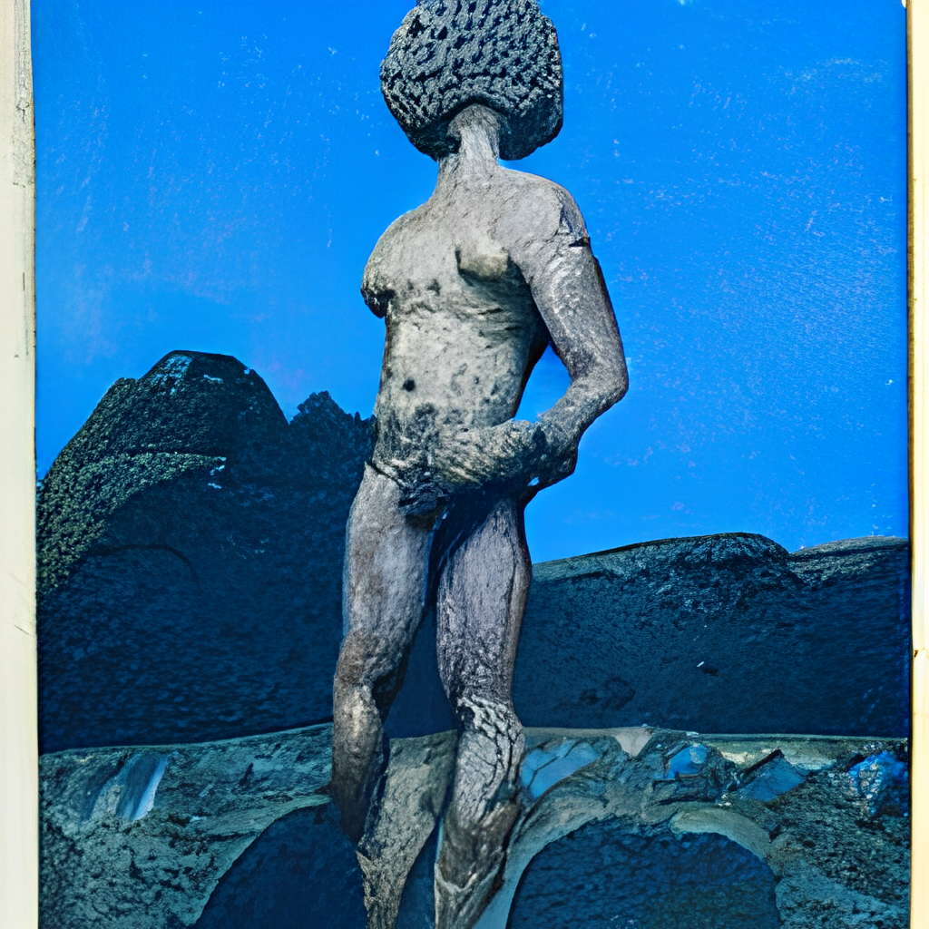 Colossus of Rhodes by Max Ernst