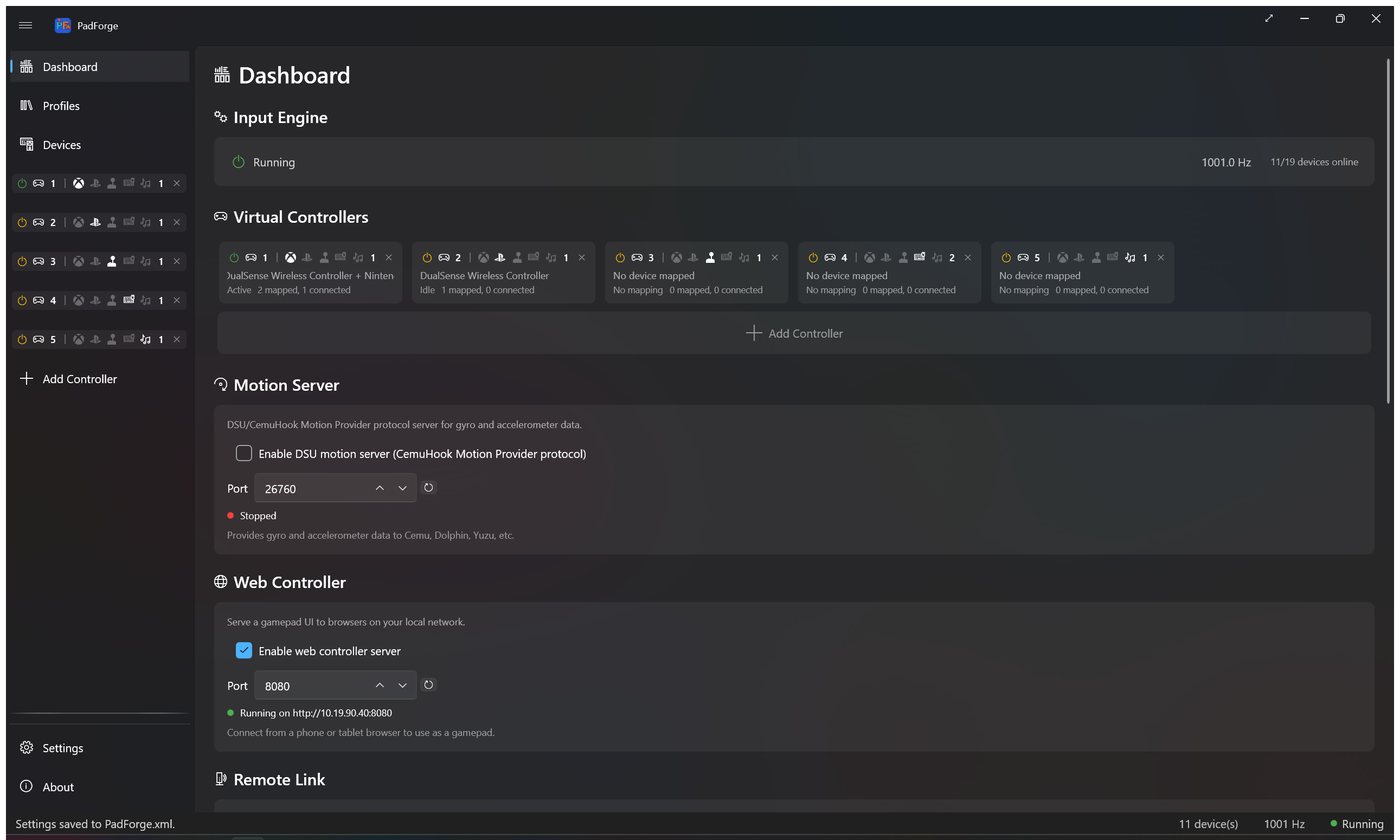 The Add Controller popup