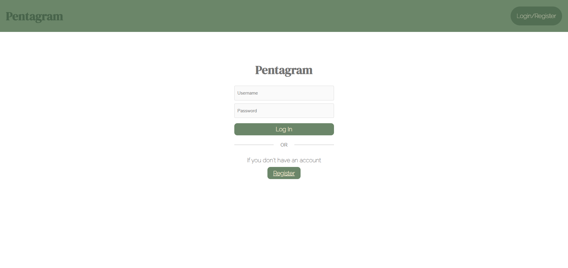 pentagram_blog app