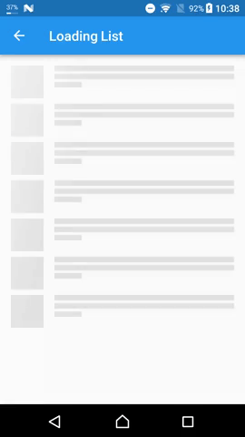 Content Loading Placeholder in Flutter