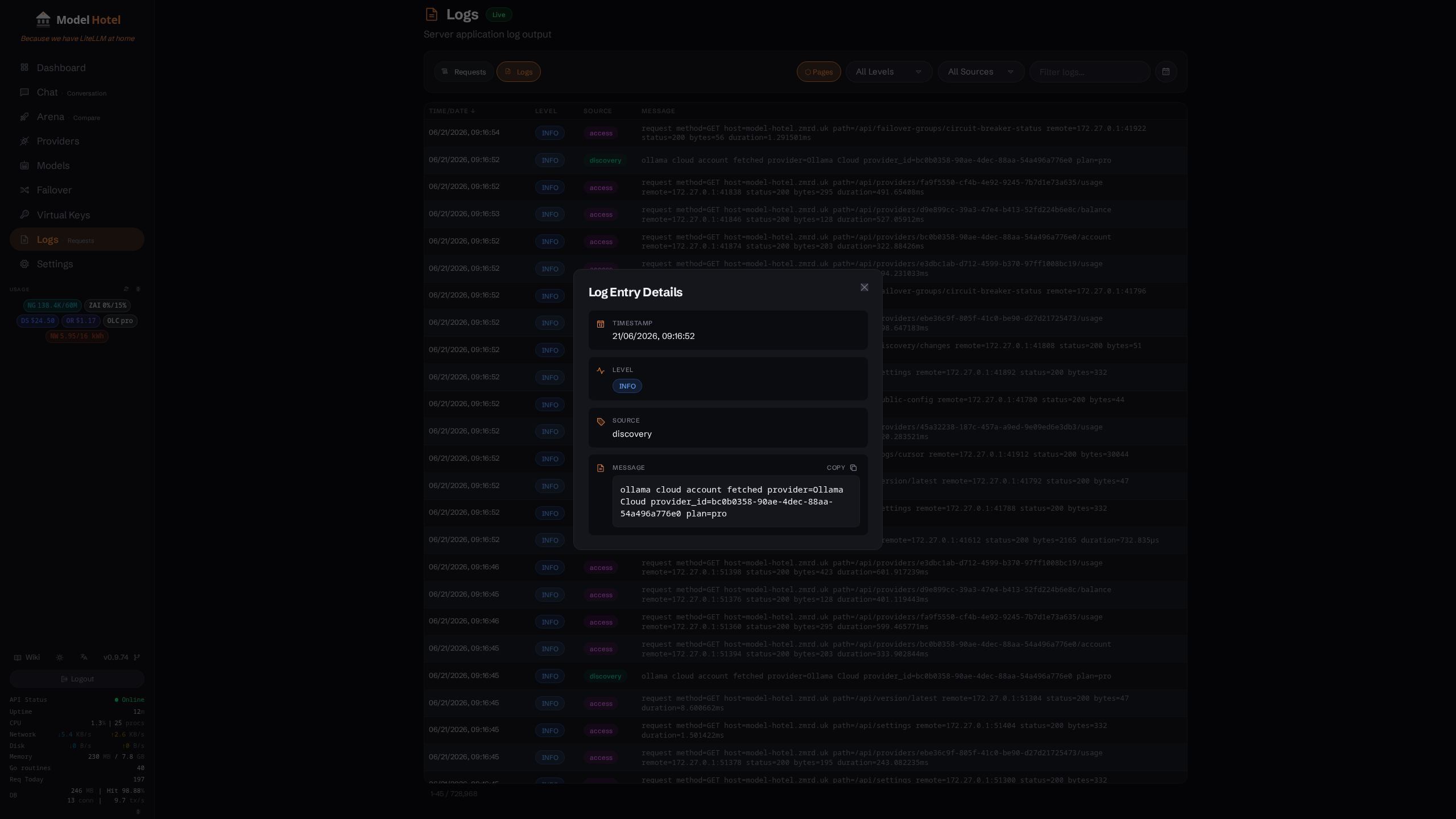 App Logs