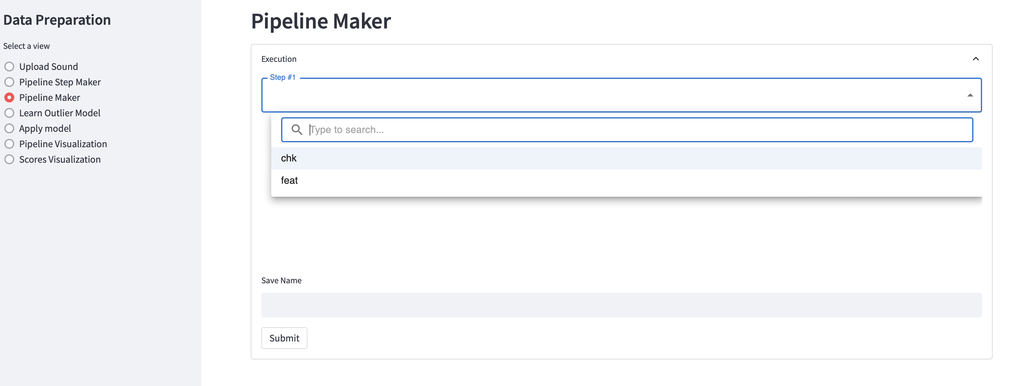 make pipeline