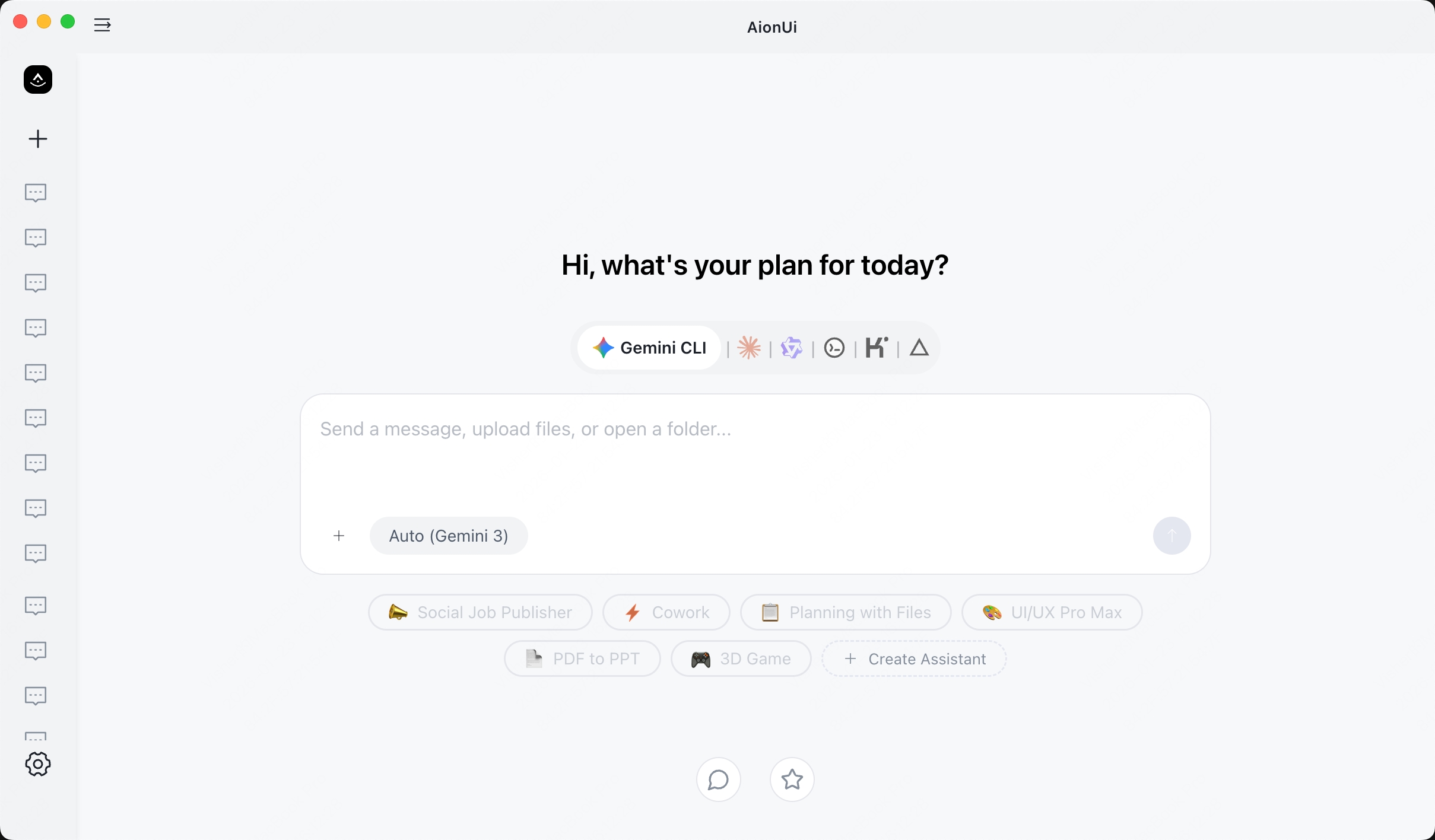 ACP conversation creation screenshot — agent selection and conversation creation