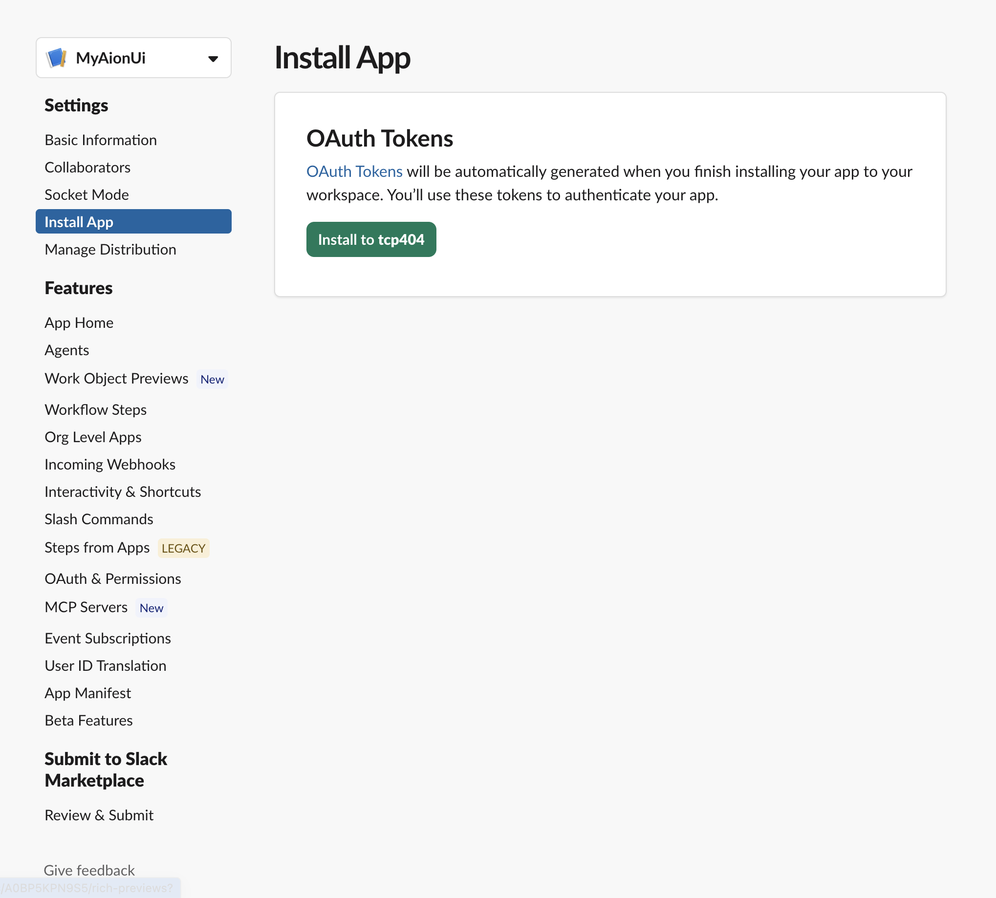 Install App