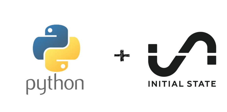 Python + Initial State Logo