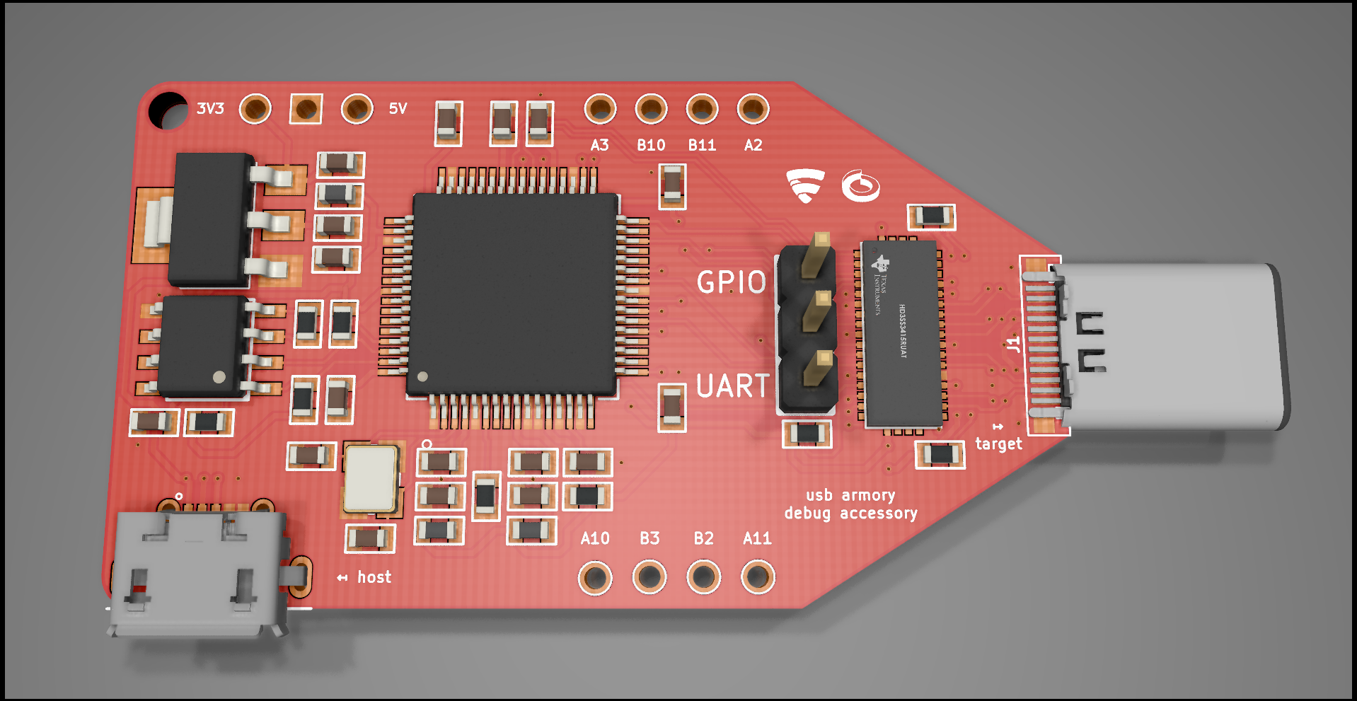 USB armory Mk II debug accessory, from the project README