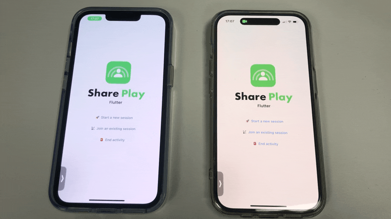 flutter ios 15 shareplay group activities preview