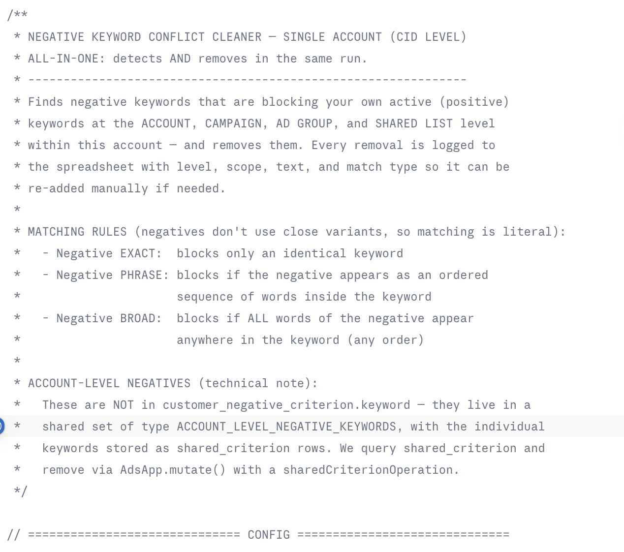 Conflict cleaner overview