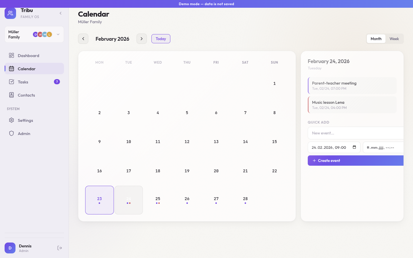 Calendar Light