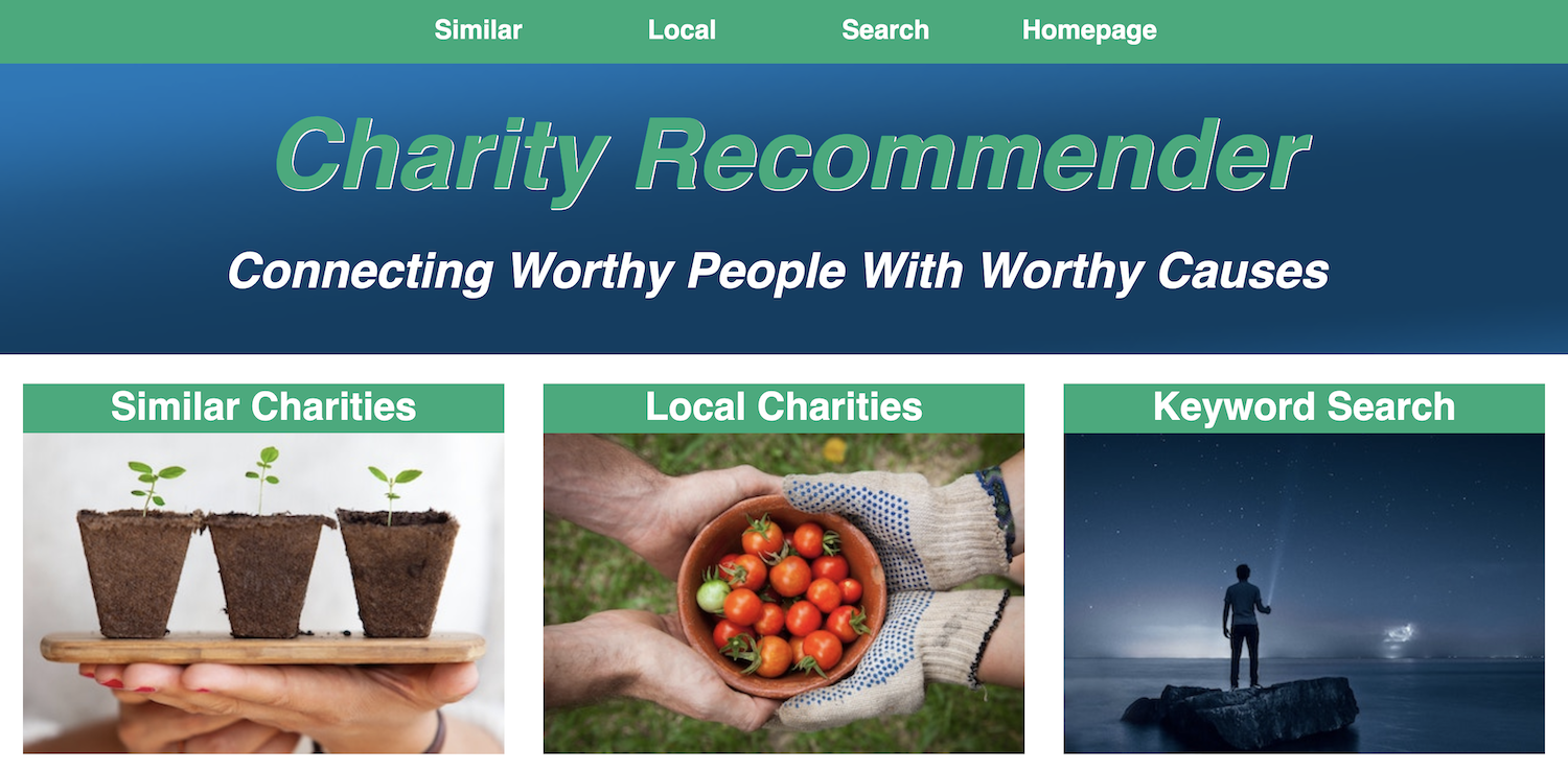 CharityRecommender