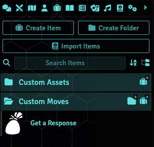 Items - Custom Moves