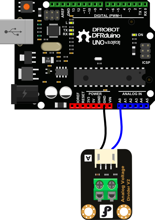  Analog Voltage Divider diagram