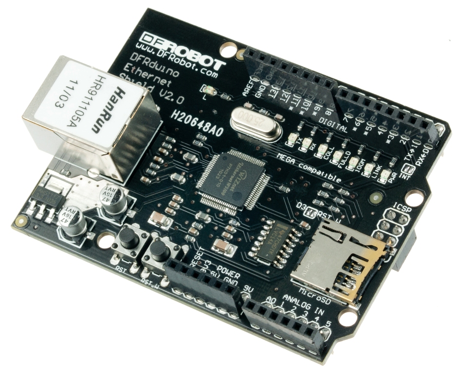 DFRduino Ethernet Shield (SKU:DFR0125)