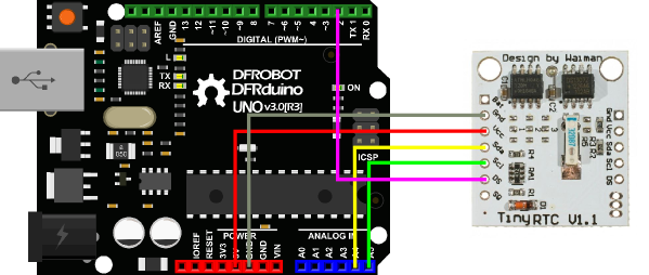 Connection Diagram for Arduino UNO