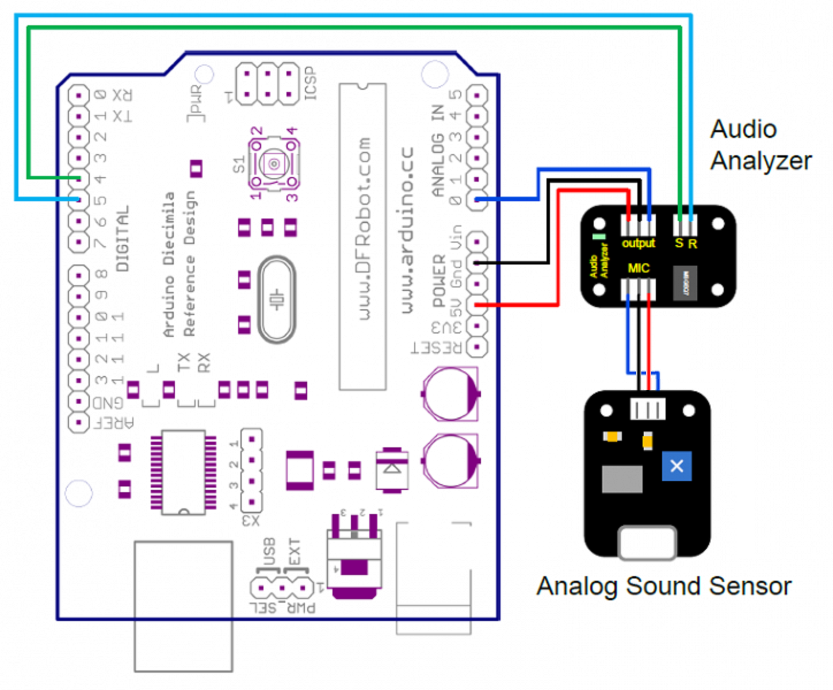 Wiring Diagram for Sound Sensor
