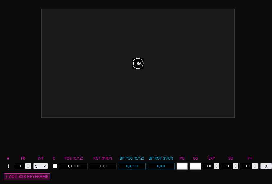 Screenshot of the GUI showing that the artwork has become tiny in view