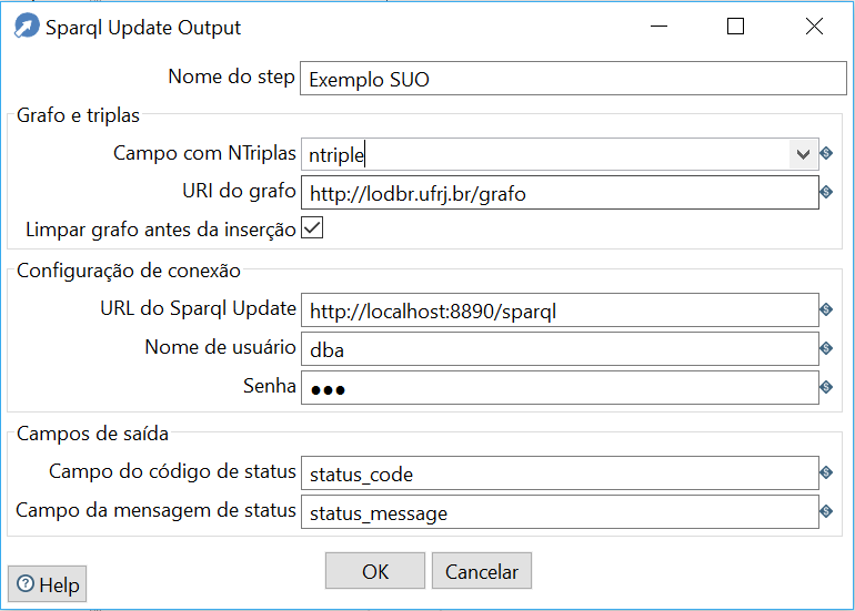 Sparql Update Output