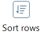 Sort Rows