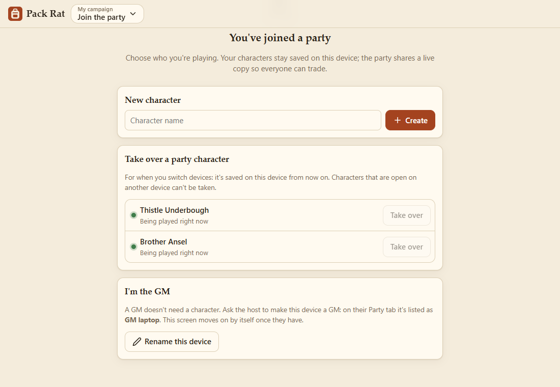 Joining as the GM