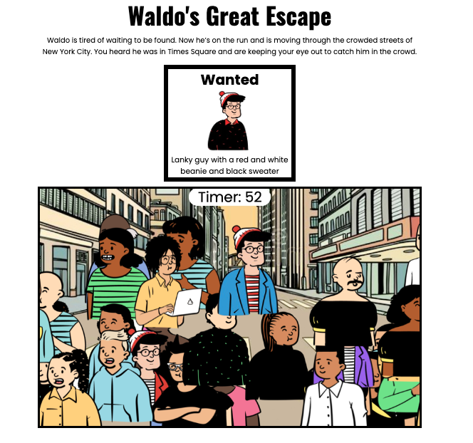 Waldo's Great Escape Game