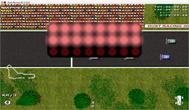 2D car racing with graphics in C++