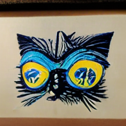 a painting of a cat with sunglasses in the frame_5.png