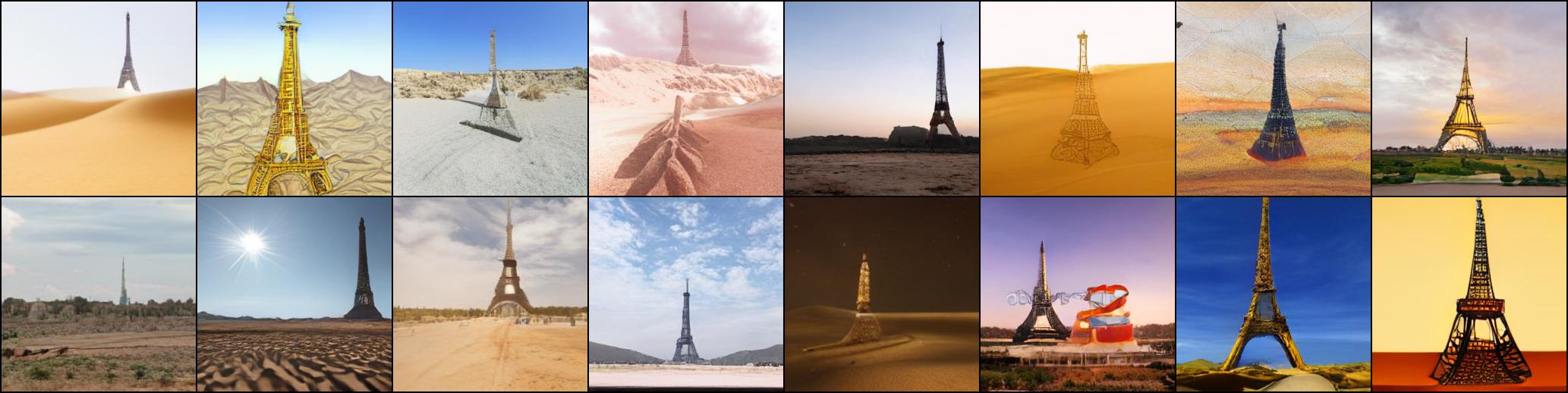 Eiffel tower on a desert._temp_1.0_top_k_1024_top_p_0.95.jpg