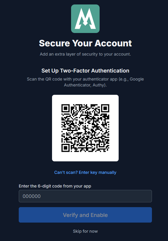 2FA Setup