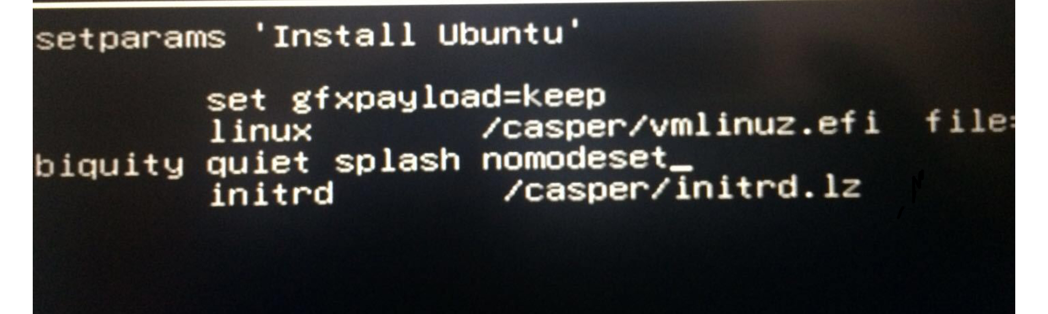 UbuntuNoModeSet