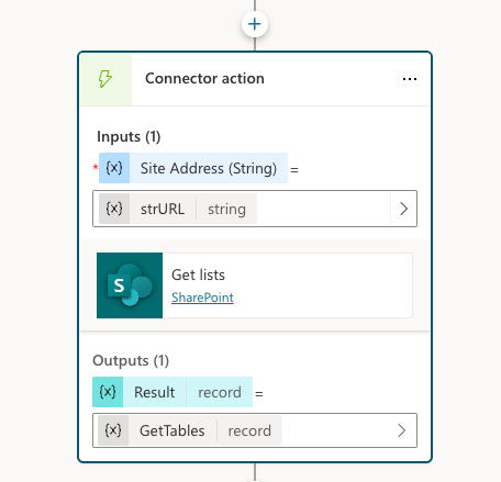 Connector Action in Topic