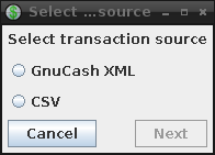 select import source type