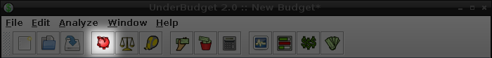 edit budget toolbar icon