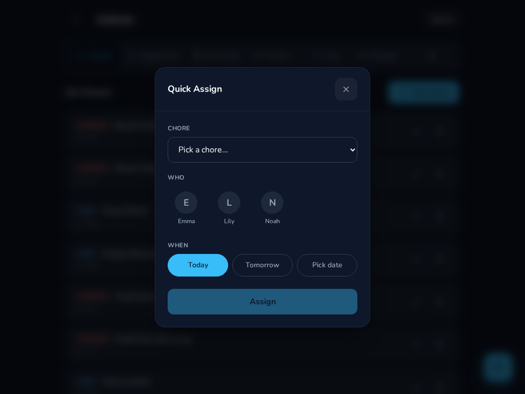 Quick Assign