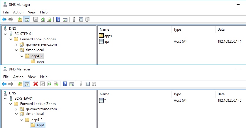 OpenShift - Example DNS records.jpg