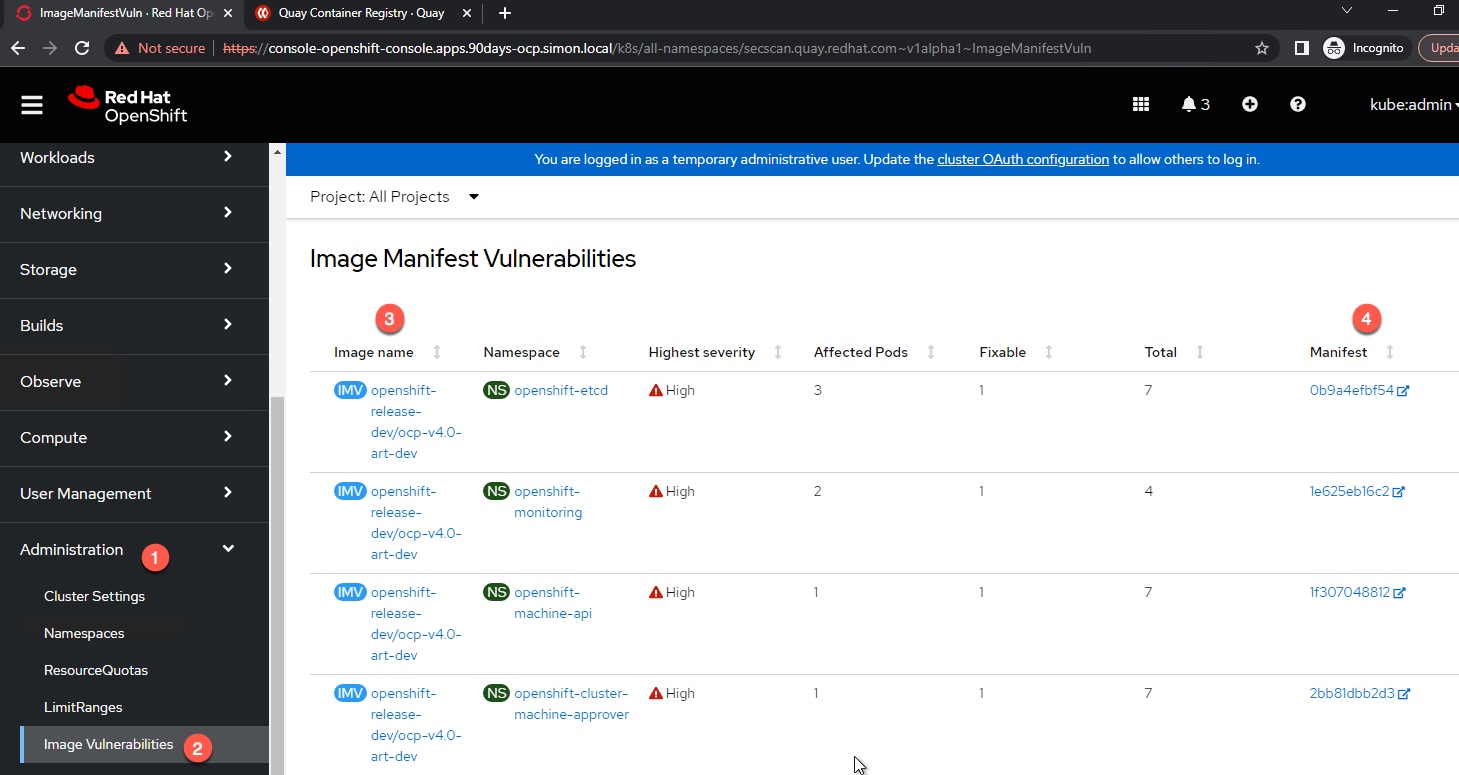 Red Hat OpenShift Console - Administration - Image vulnerabilities.jpg