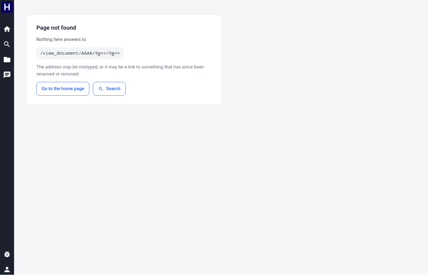 The not-found page