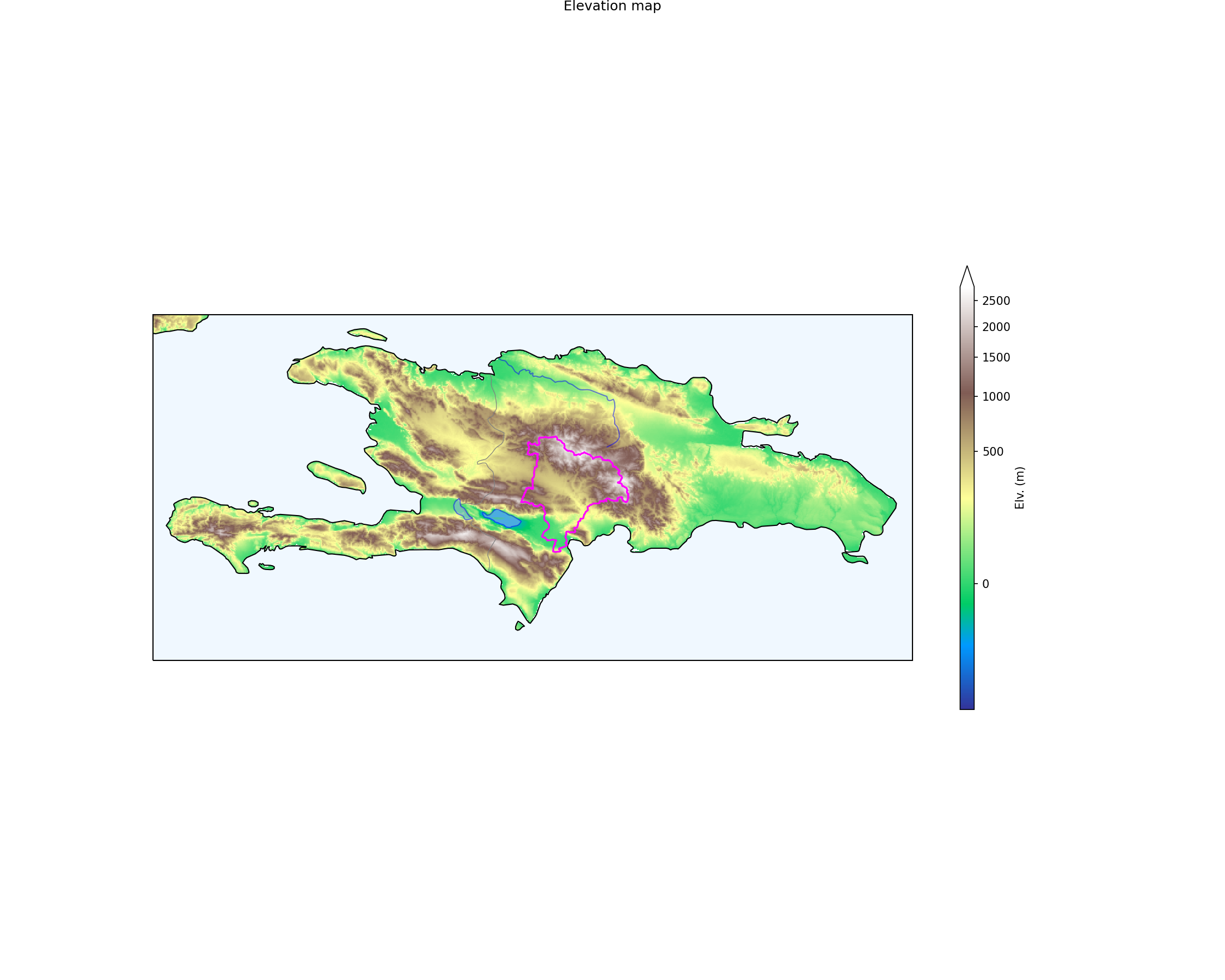 WorldClim - Elevation Map.png