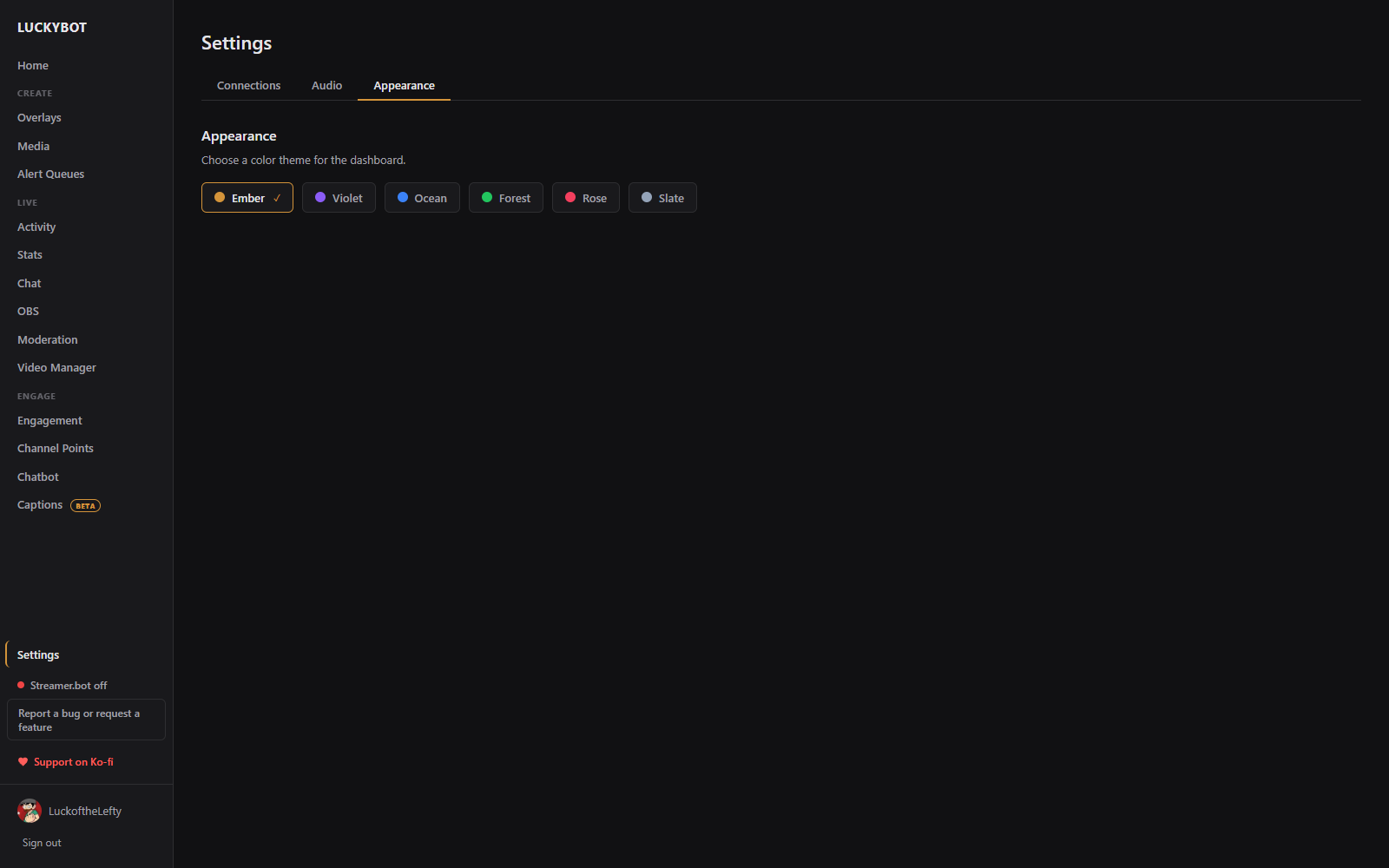 Appearance themes