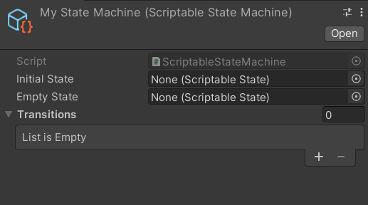 Scriptable State Machine Inspector