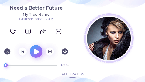 Music player demo with LVGL