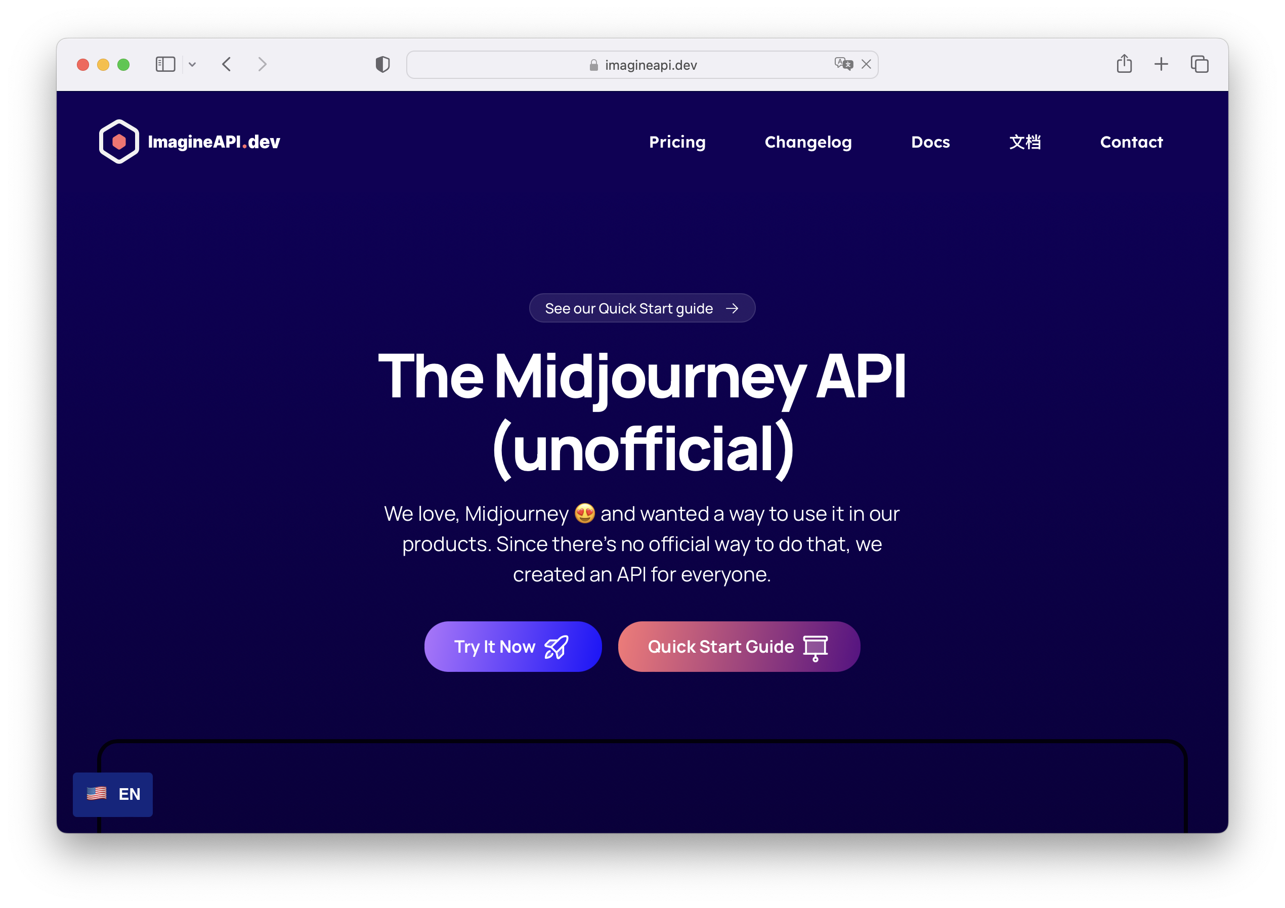 ImagineAPI Midjourney API