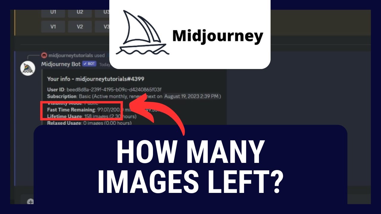 Midjourney How Many Images Left