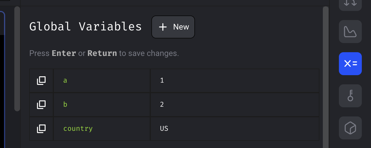 Global Pipeline Vars