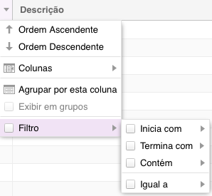 filter text