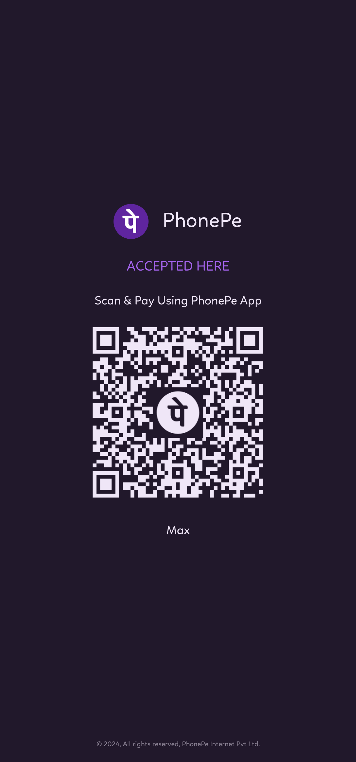 PhonePe QR Code