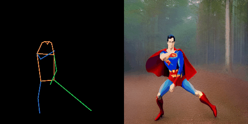 cswSuperman on the forest.gif